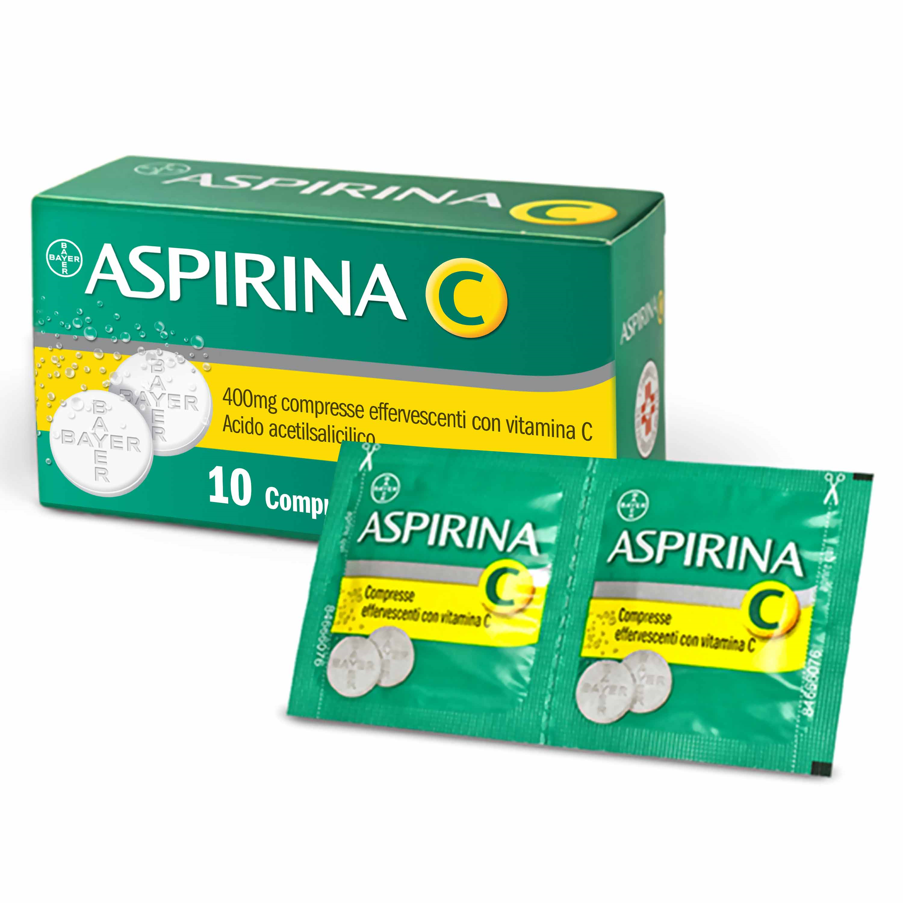 ASPIRINA C*10CPR EFF 400+240MG - Farmacia Murachelli Di Putelli dr. Giovanni