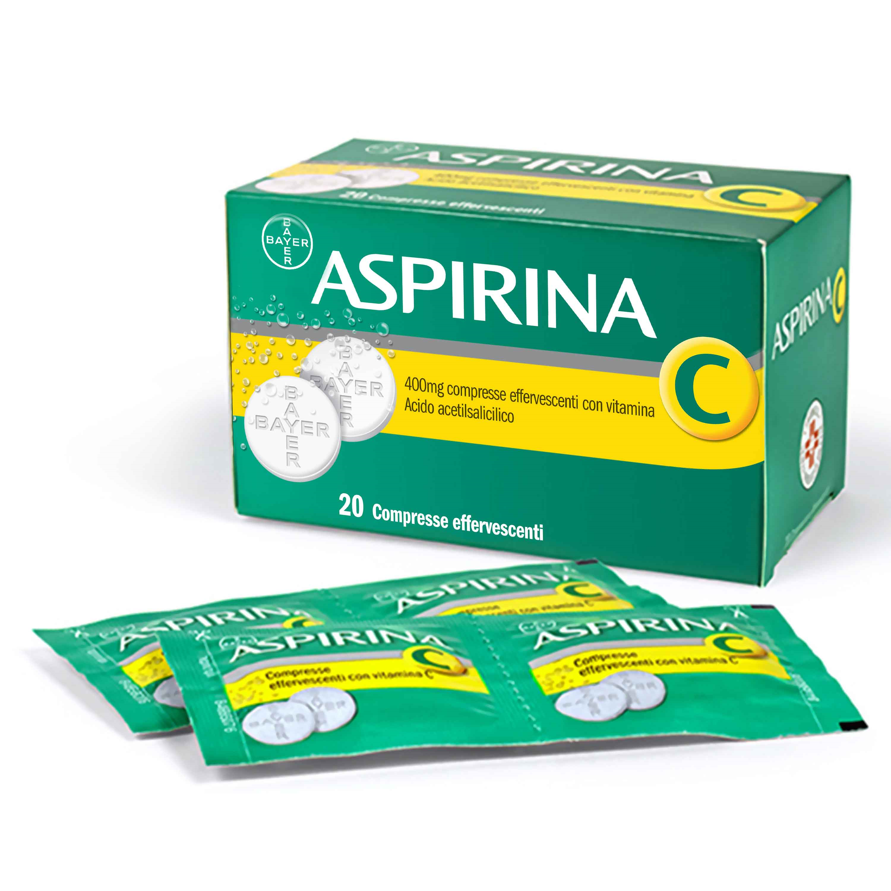 ASPIRINA C*20CPR EFF 400+240MG - Farmacia Murachelli Di Putelli dr. Giovanni