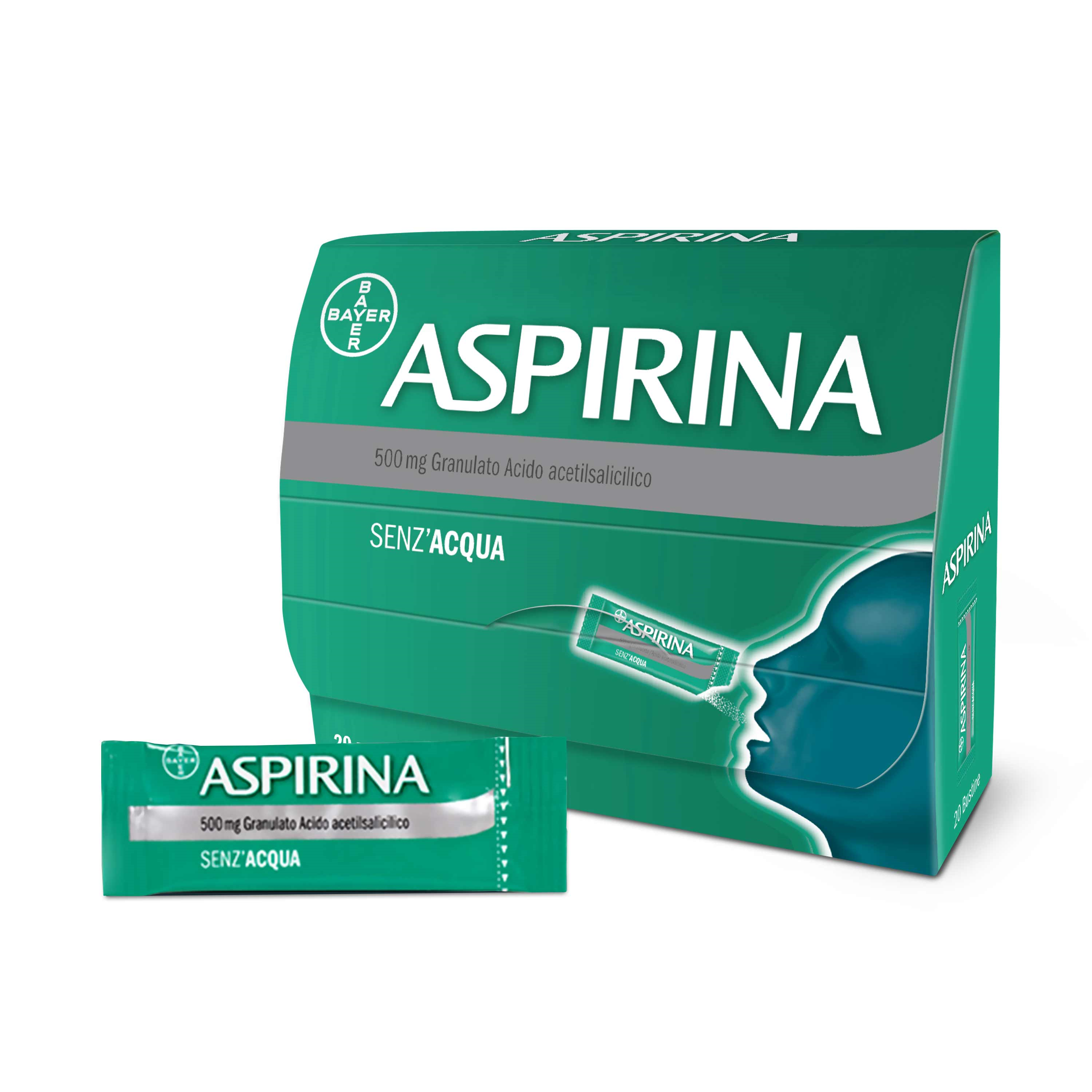 ASPIRINA*OS GRAT 20BUST 500MG - Farmacia Murachelli Di Putelli dr. Giovanni