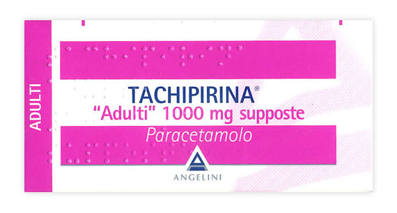 TACHIPIRINA*AD 10SUPP 1000MG - Farmacia Murachelli Di Putelli dr. Giovanni