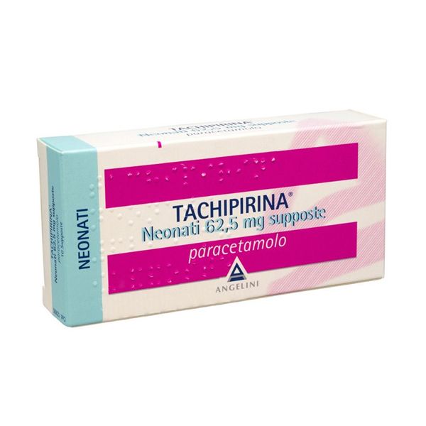 TACHIPIRINA*NEO 10SUPP 62,5MG - Farmacia Murachelli Di Putelli dr. Giovanni