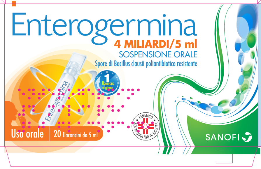 ENTEROGERMINA*OS 20FL 4MLD 5ML - Farmacia Murachelli Di Putelli dr. Giovanni