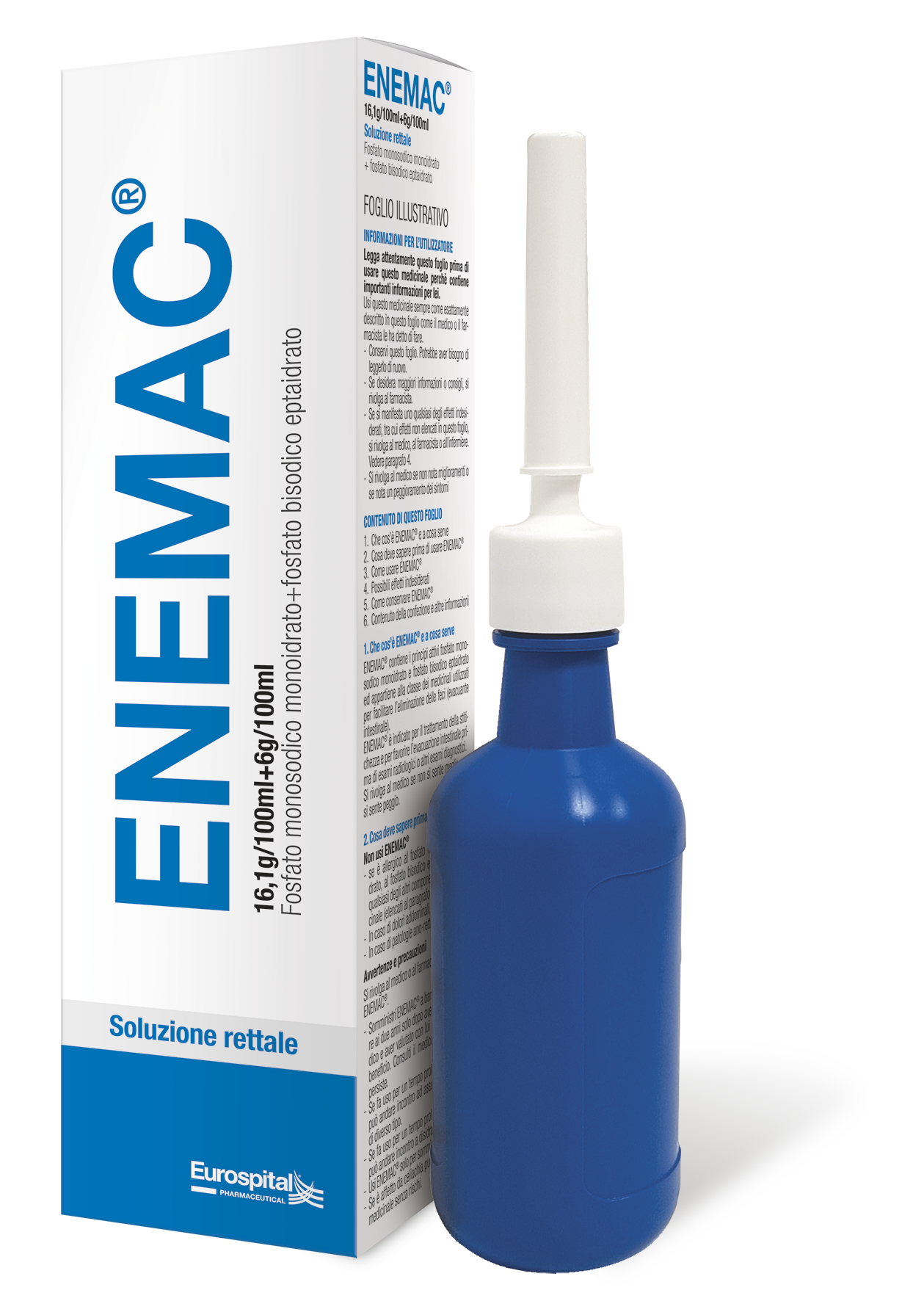 ENEMAC*FL 130ML 16,1+6/100ML - Farmacia Murachelli Di Putelli dr. Giovanni