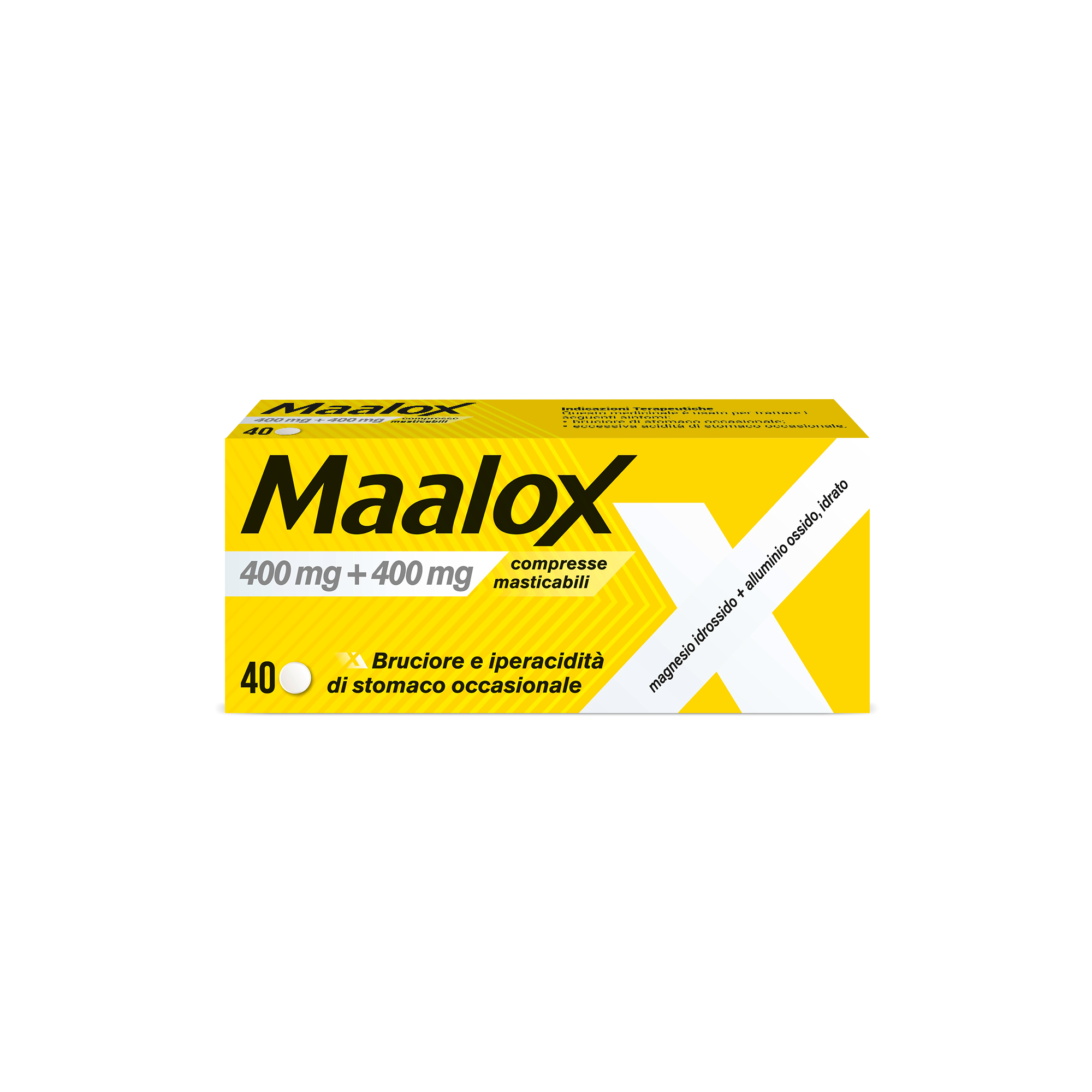 MAALOX*40CPR MAST 400MG+400MG - Farmacia Murachelli Di Putelli dr. Giovanni