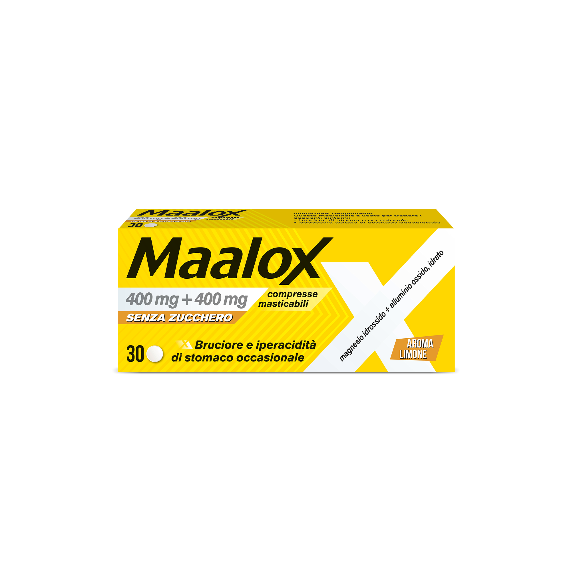 MAALOX*S/Z 30CPR LIMO400+400MG - Farmacia Murachelli Di Putelli dr. Giovanni