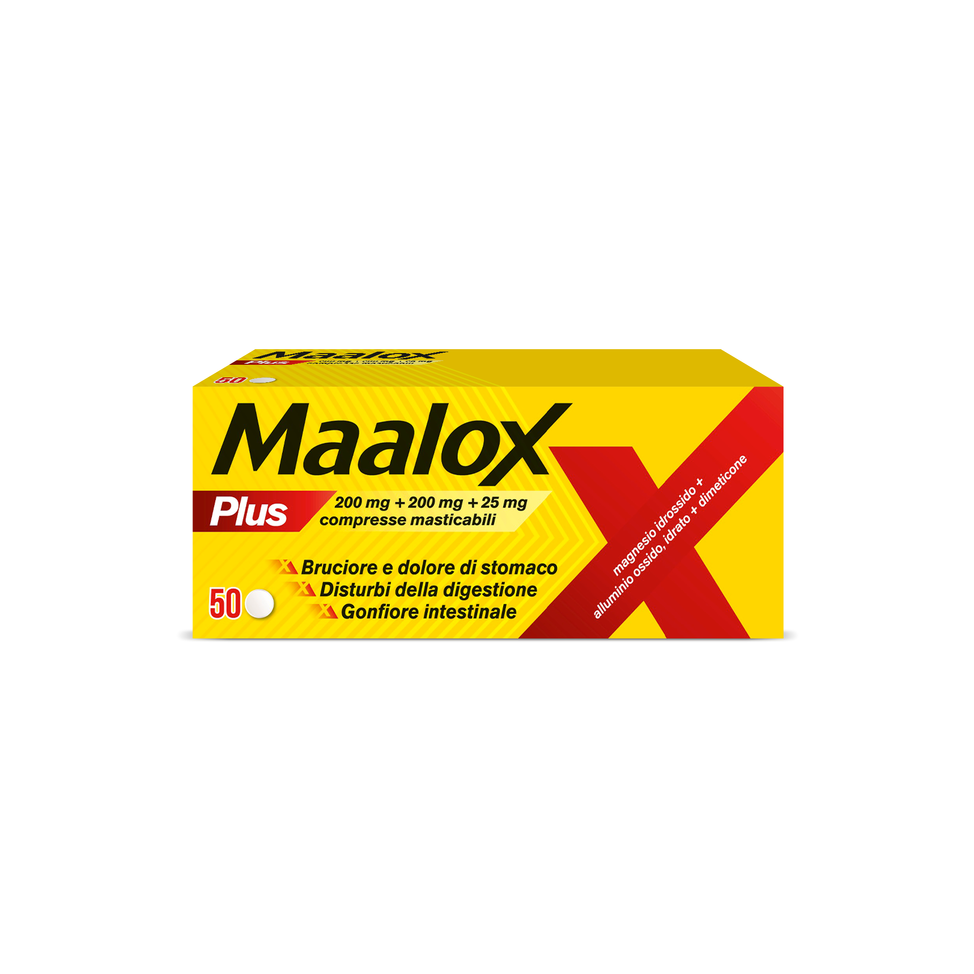 MAALOX PLUS*50CPR MAST - Farmacia Murachelli Di Putelli dr. Giovanni