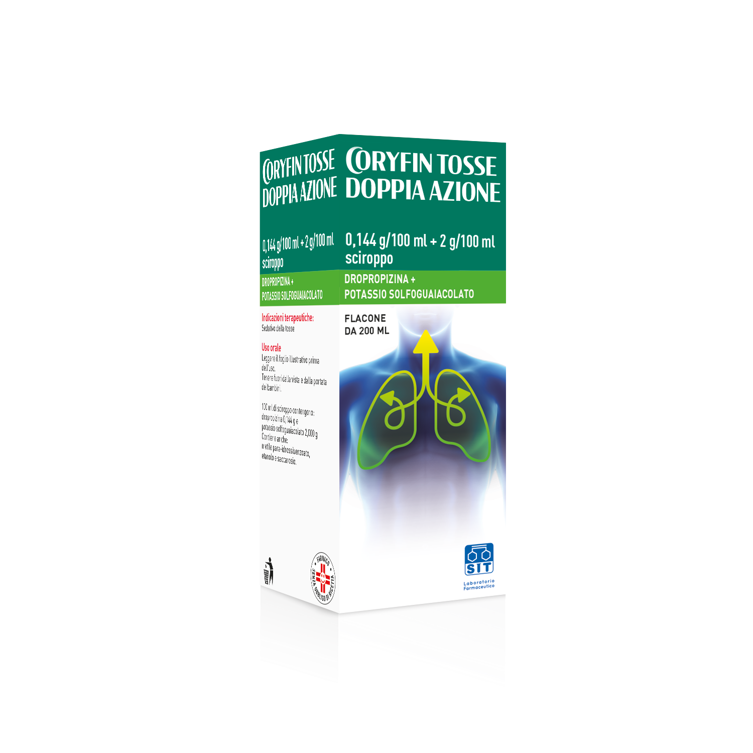 CORYFIN TOSSE DOPPIA AZ*200ML - Farmacia Murachelli Di Putelli dr. Giovanni