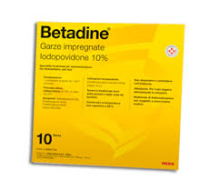BETADINE*10GARZE IMPREGN 10x10 - Farmacia Murachelli Di Putelli dr. Giovanni