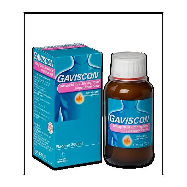 GAVISCON*OS 500MG+267MG/10ML - Farmacia Murachelli Di Putelli dr. Giovanni