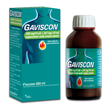 GAVISCON*OS 500+267MG/10ML MEN - Farmacia Murachelli Di Putelli dr. Giovanni