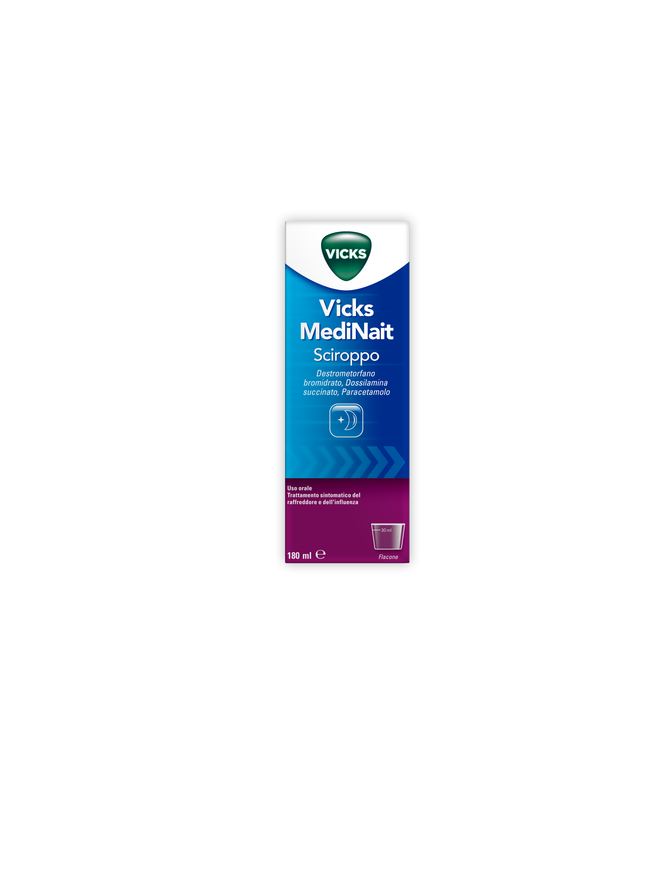 VICKS MEDINAIT*SCIR 180ML - Farmacia Murachelli Di Putelli dr. Giovanni