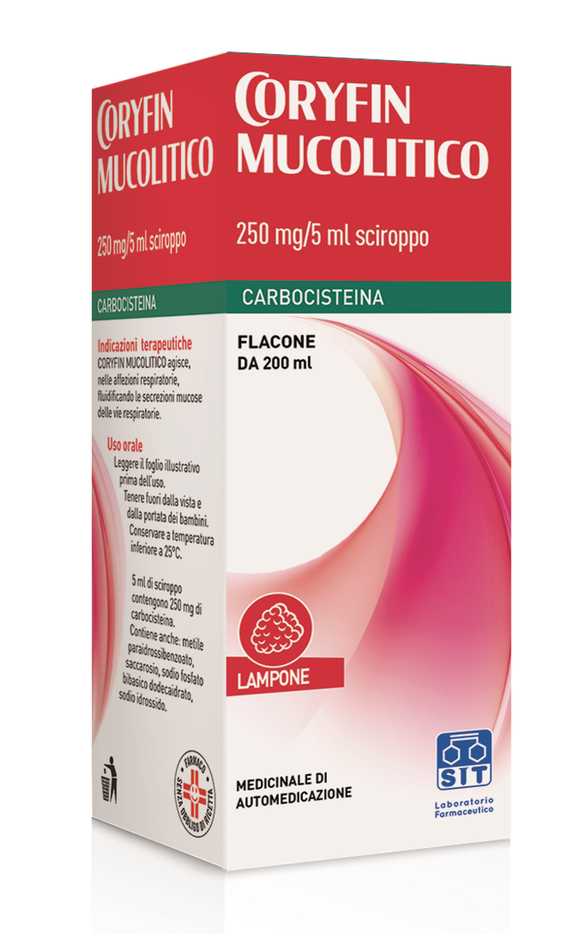 CORYFIN MUCOLITICO*SCIR 200ML - Farmacia Murachelli Di Putelli dr. Giovanni