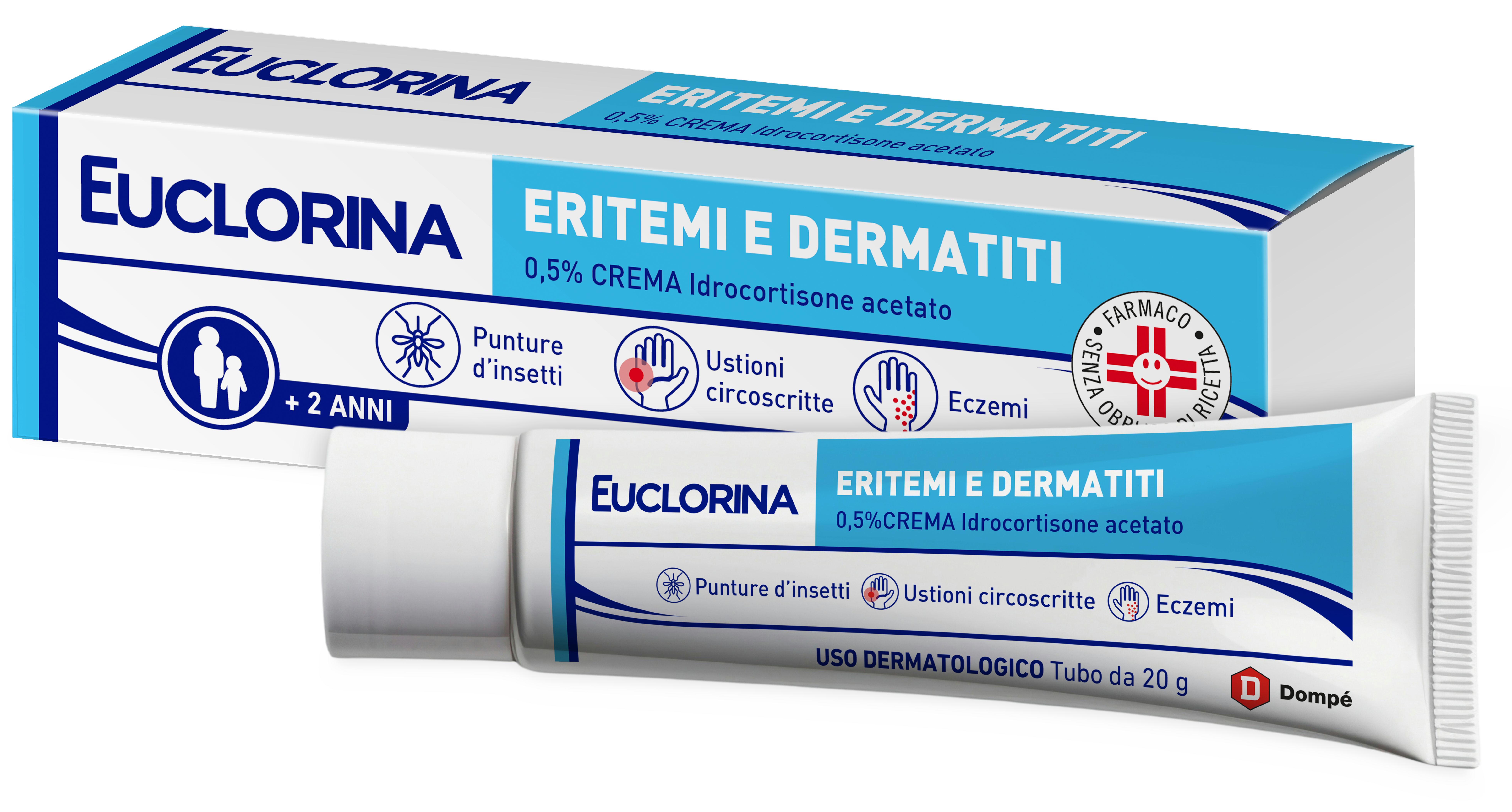 EUCLORINA ERITEMI*CR 20G 0,5% - Farmacia Murachelli Di Putelli dr. Giovanni