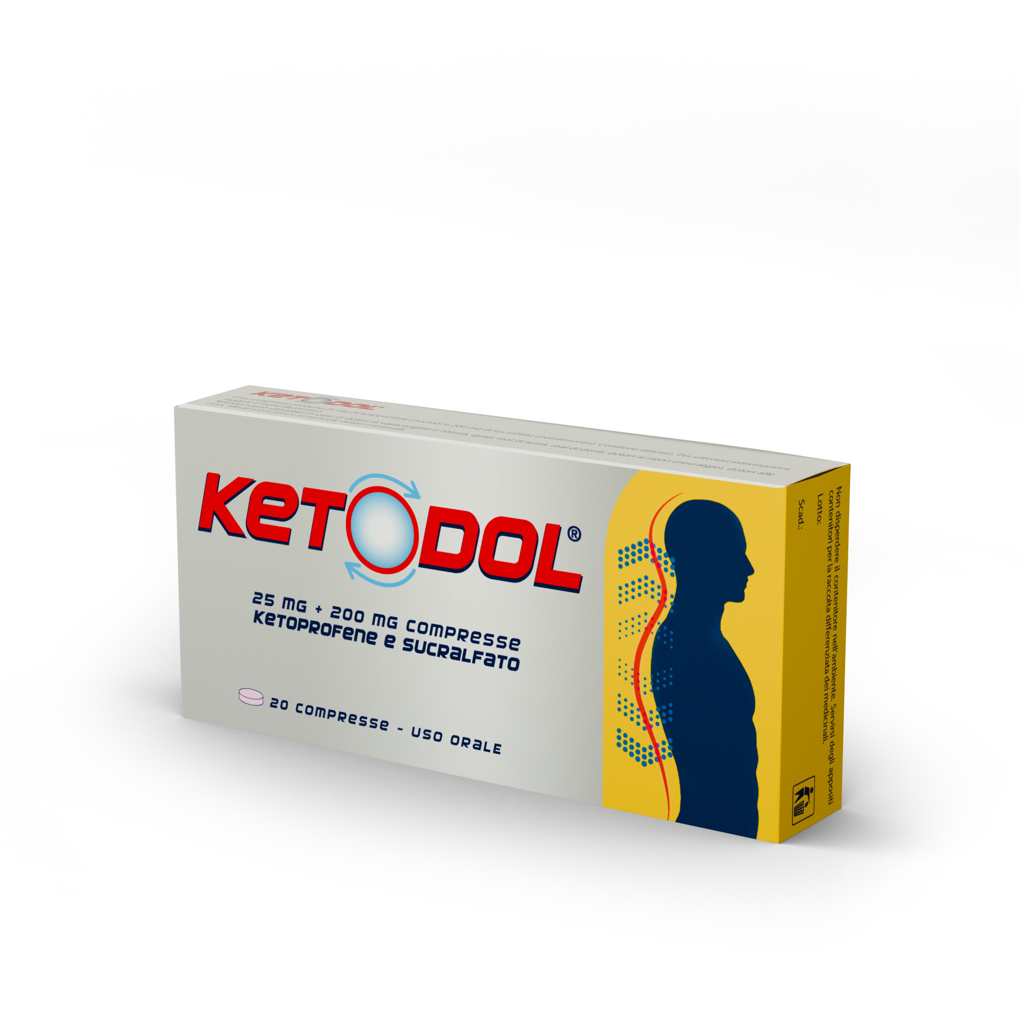 KETODOL*20CPR 25MG+200MG - Farmacia Murachelli Di Putelli dr. Giovanni