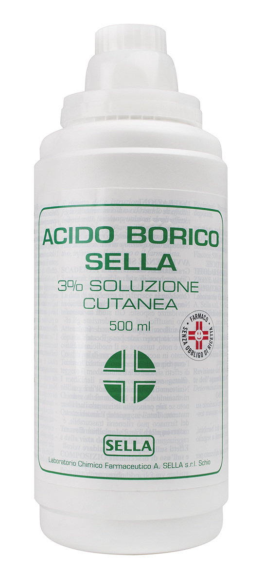 ACIDO BORICO SELLA*3% 500ML - Farmacia Murachelli Di Putelli dr. Giovanni