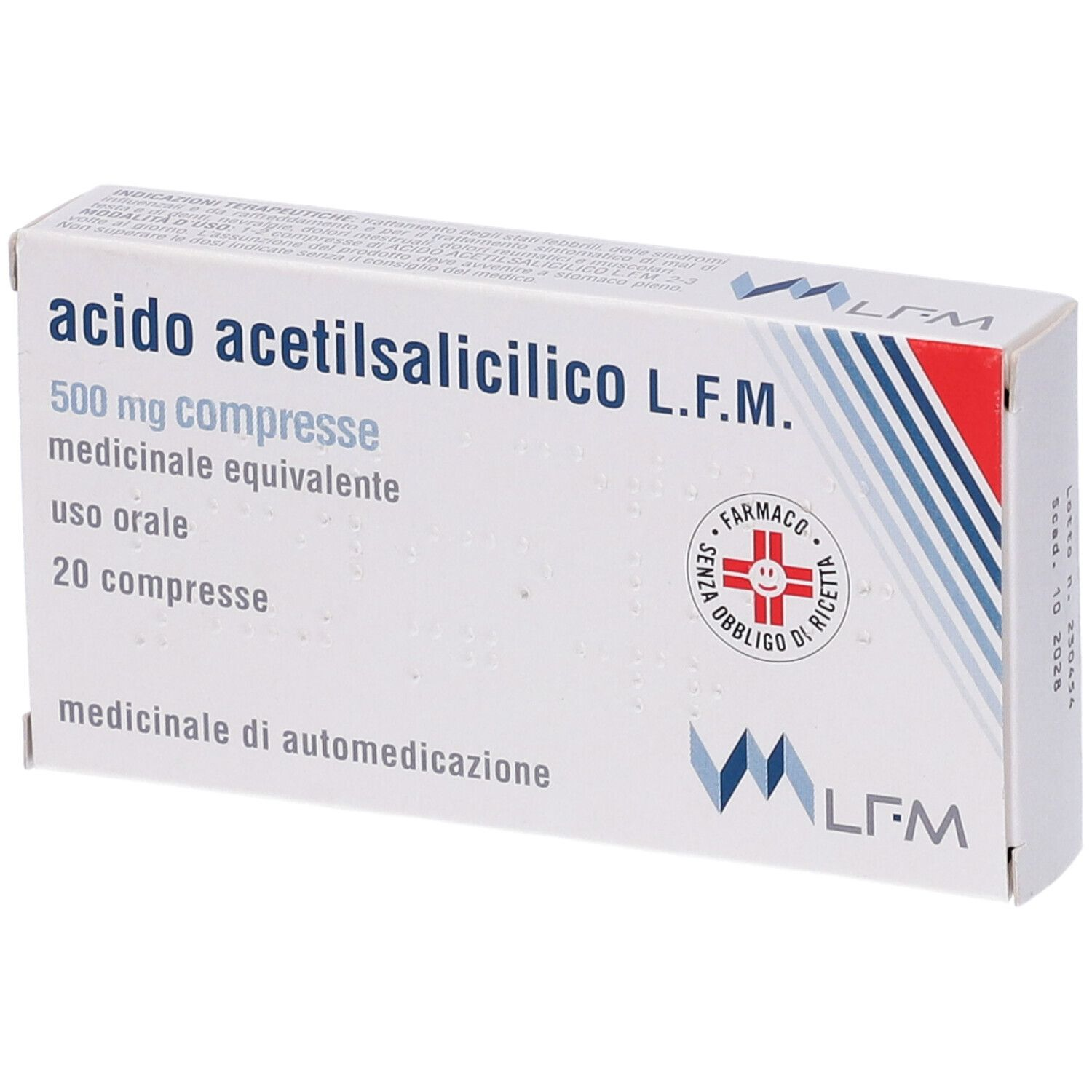 ACIDO ACETILSALIC LFM*20CPR500 - Farmacia Murachelli Di Putelli dr. Giovanni
