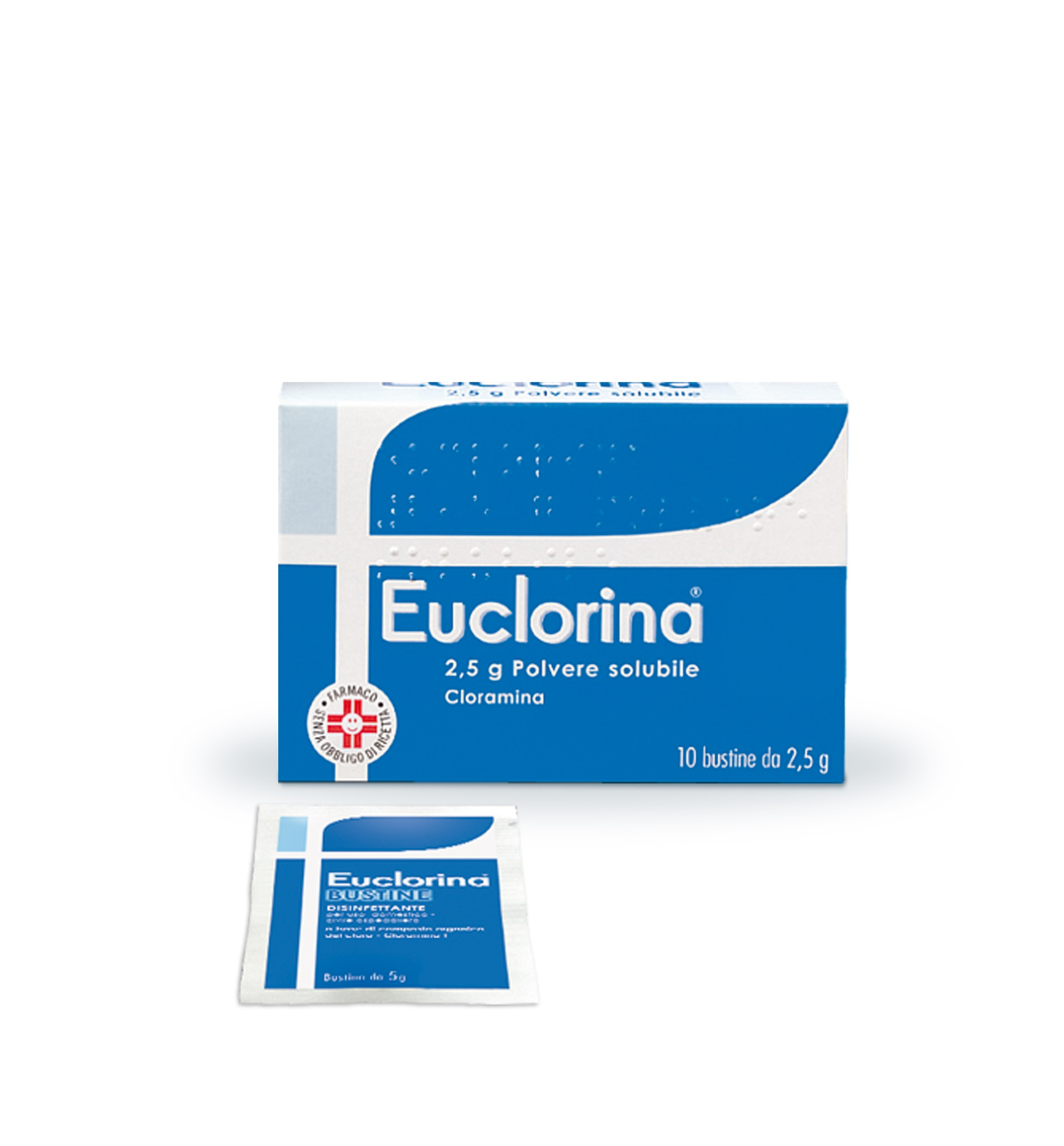EUCLORINA*POLV SOL 10BUST 2,5G - Farmacia Murachelli Di Putelli dr. Giovanni