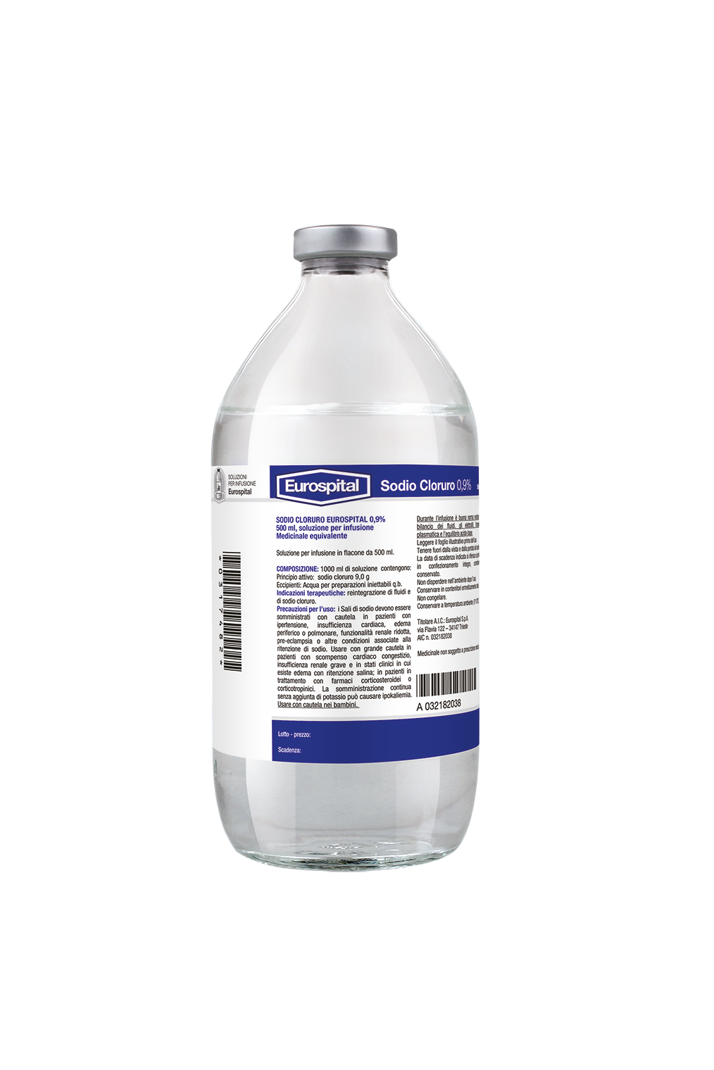SODIO CLORURO EUROS*0,9% 250ML - Farmacia Murachelli Di Putelli dr. Giovanni
