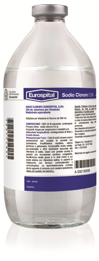 SODIO CLORURO EUROS*0,9% 500ML - Farmacia Murachelli Di Putelli dr. Giovanni