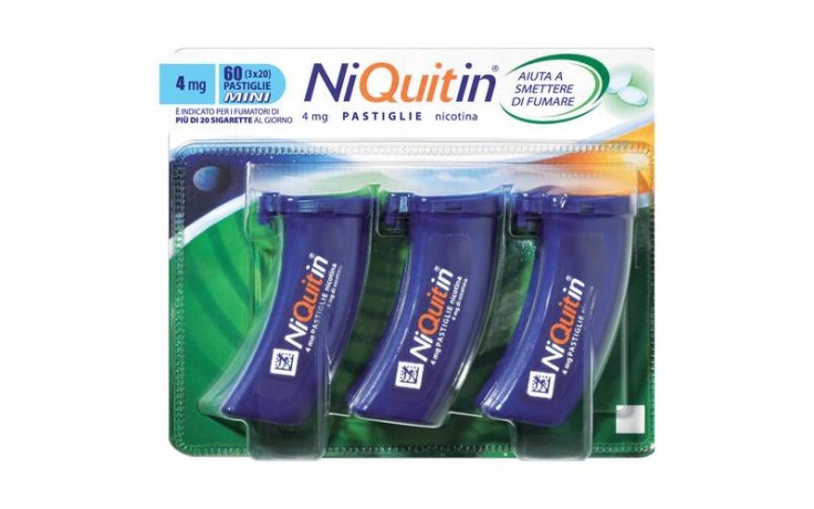 NIQUITIN*60PASTL 4MG MENTA FL - Farmacia Murachelli Di Putelli dr. Giovanni