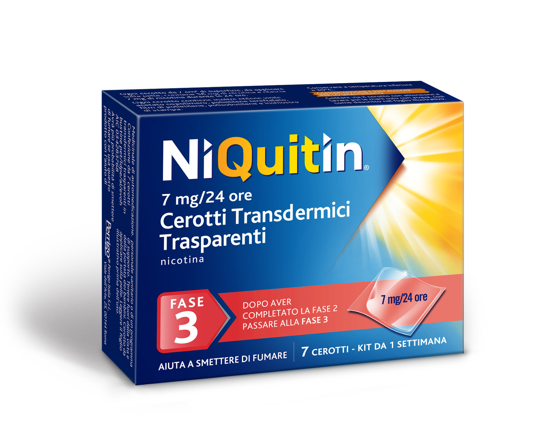 NIQUITIN*7CER TRANSD 7MG/24H - Farmacia Murachelli Di Putelli dr. Giovanni