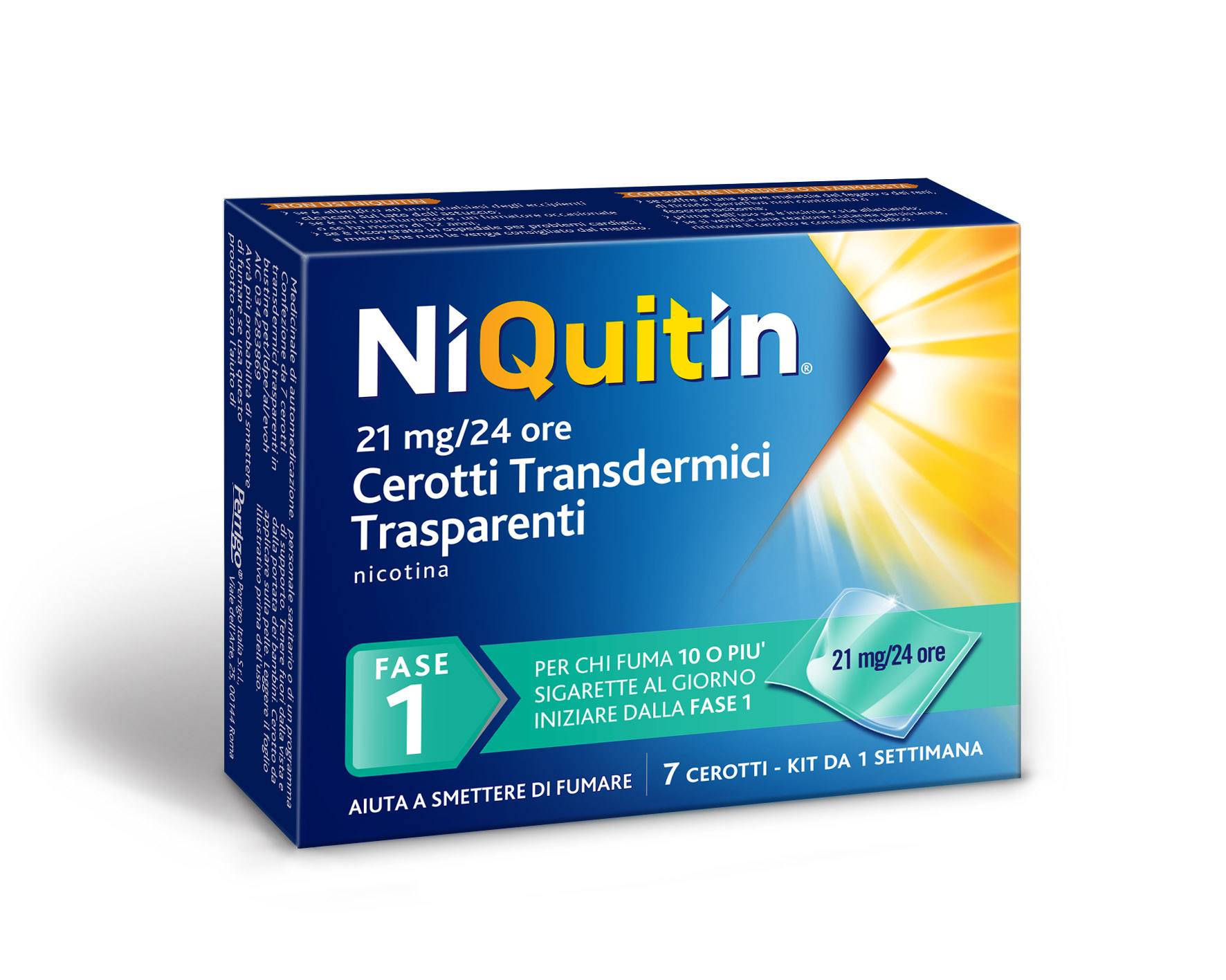 NIQUITIN*7CER TRANSD 21MG/24H - Farmacia Murachelli Di Putelli dr. Giovanni