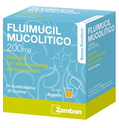 FLUIMUCIL MUCOL*30BUST200MGS/Z - Farmacia Murachelli Di Putelli dr. Giovanni