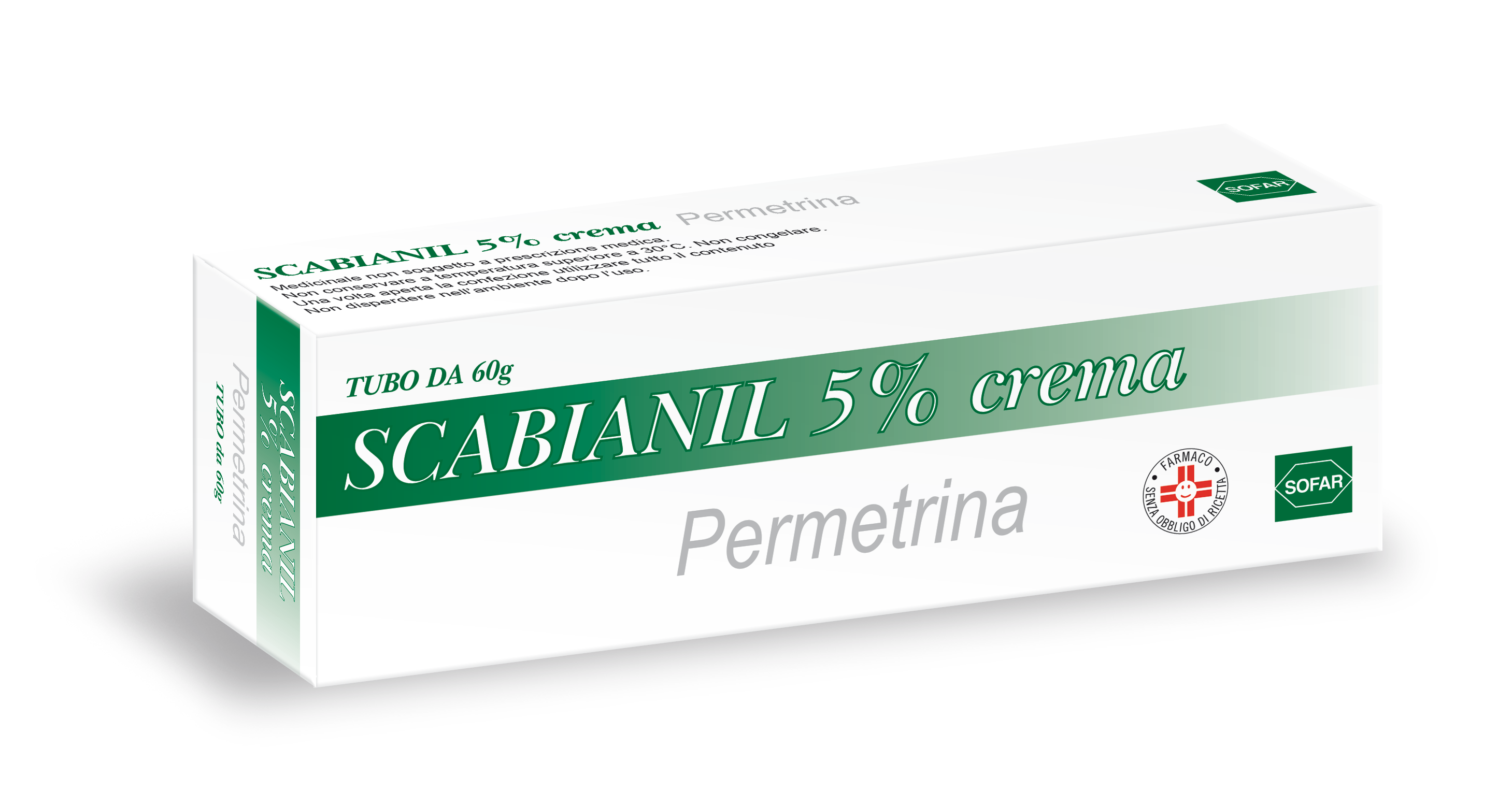 SCABIANIL*CREMA 60G 5%  scadenza fine settembre 2026 - Farmacia Murachelli Di Putelli dr. Giovanni