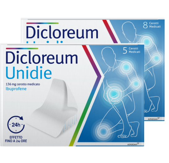 DICLOREUM UNIDIE*8CER 136MG24H - Farmacia Murachelli Di Putelli dr. Giovanni