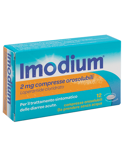 IMODIUM*12CPR OROSOL 2MG - Farmacia Murachelli Di Putelli dr. Giovanni