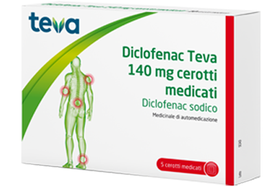 DICLOFENAC TE*5CER MED 140MG - Farmacia Murachelli Di Putelli dr. Giovanni