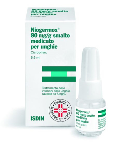 NIOGERMOX*SMALTO UNGHIE 6,6ML - Farmacia Murachelli Di Putelli dr. Giovanni