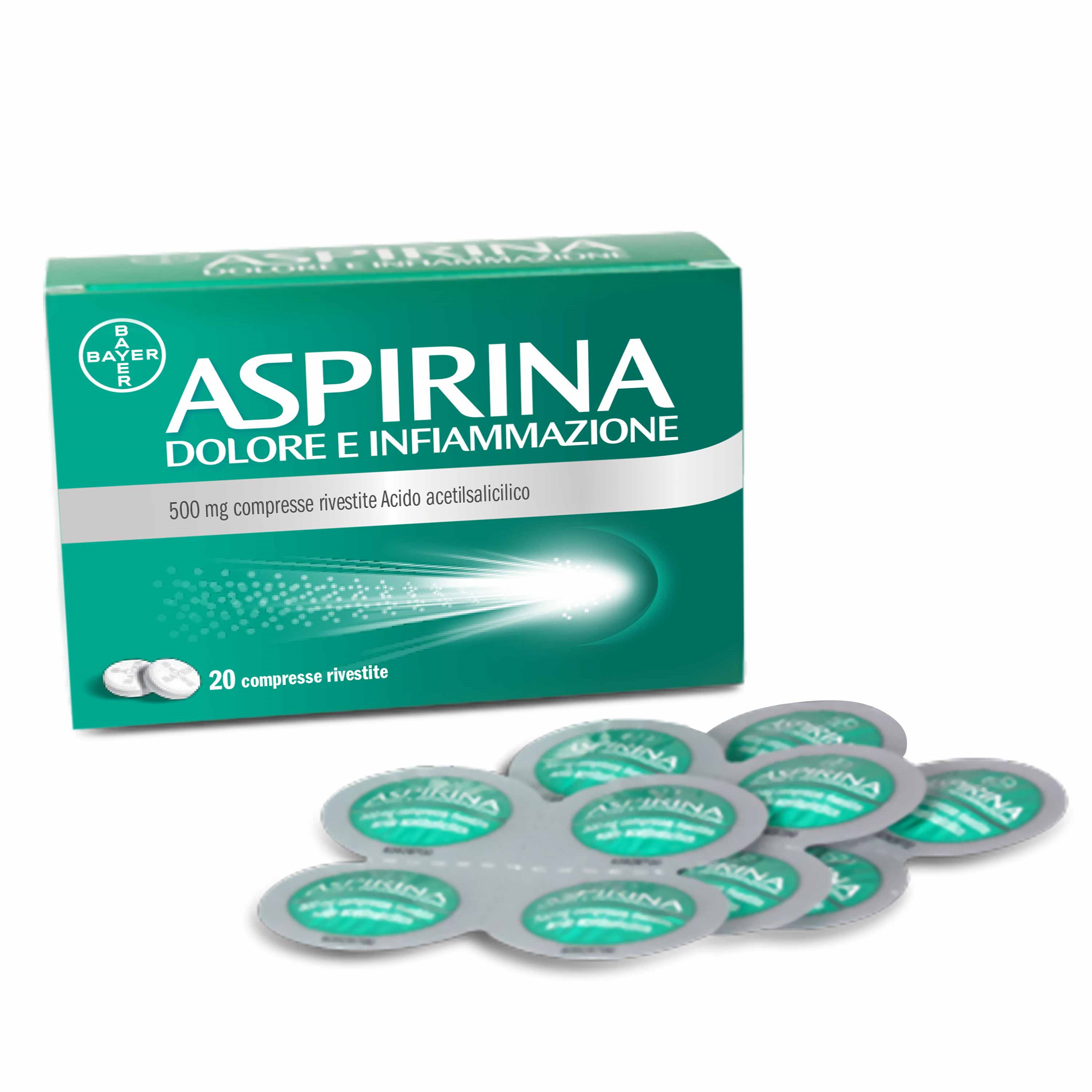 ASPIRINA DOLORE INF*20CPR500MG - Farmacia Murachelli Di Putelli dr. Giovanni