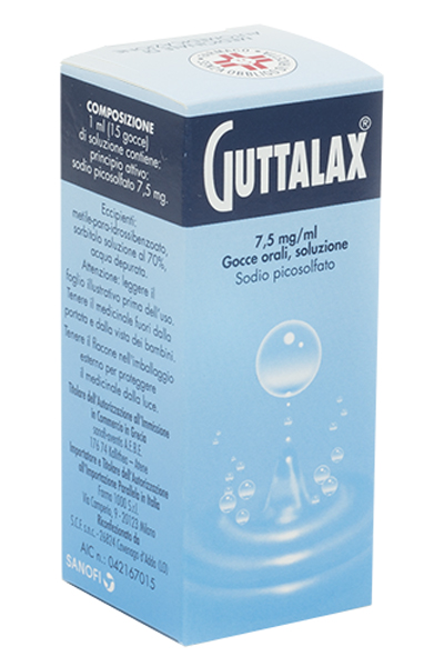 GUTTALAX*OS GTT 15ML 7,5MG/ML - Farmacia Murachelli Di Putelli dr. Giovanni