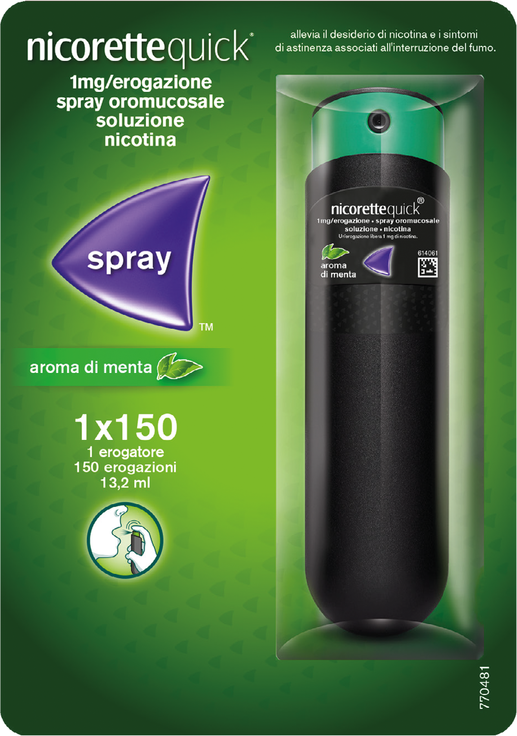 NICORETTEQUICK*SPRAY 1FL 150D - Farmacia Murachelli Di Putelli dr. Giovanni