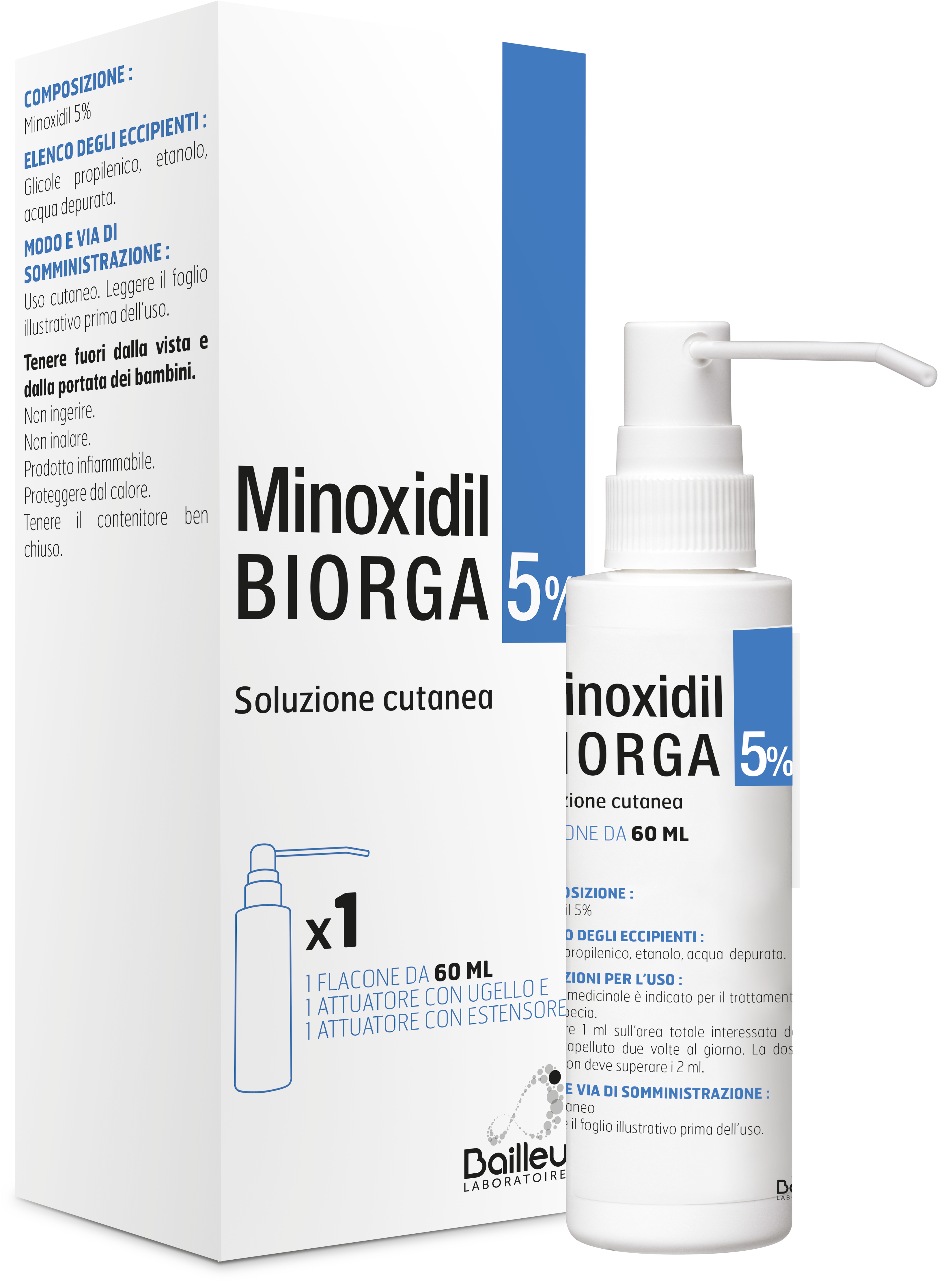 MINOXIDIL BIORGA*SOL CUT60ML5% - Farmacia Murachelli Di Putelli dr. Giovanni