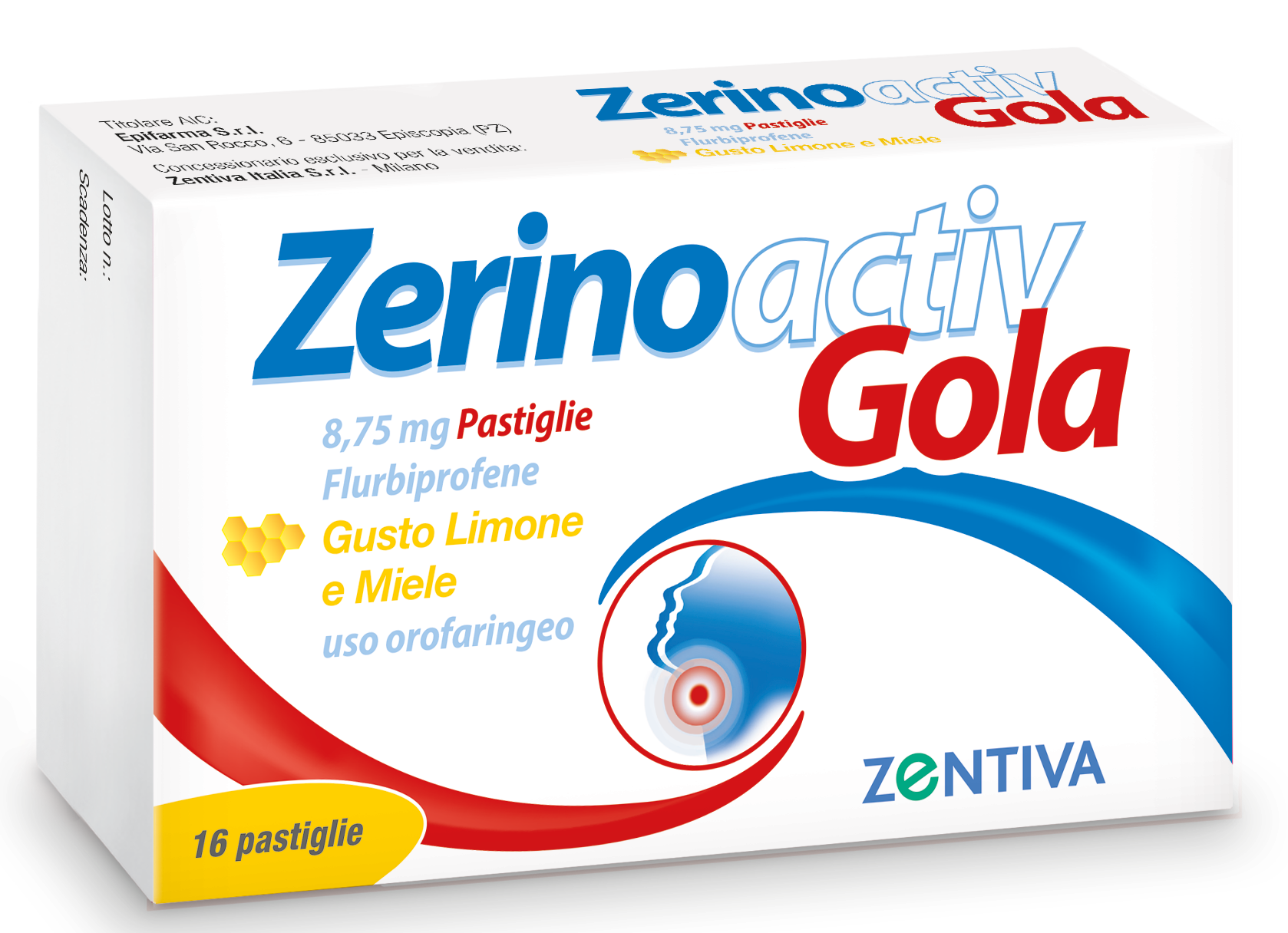 ZERINOACTIV GOLA*16PASTL LIM M - Farmacia Murachelli Di Putelli dr. Giovanni