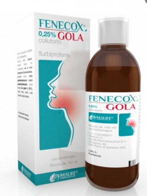 FENECOX GOLA*COLLUT 160ML0,25% - Farmacia Murachelli Di Putelli dr. Giovanni