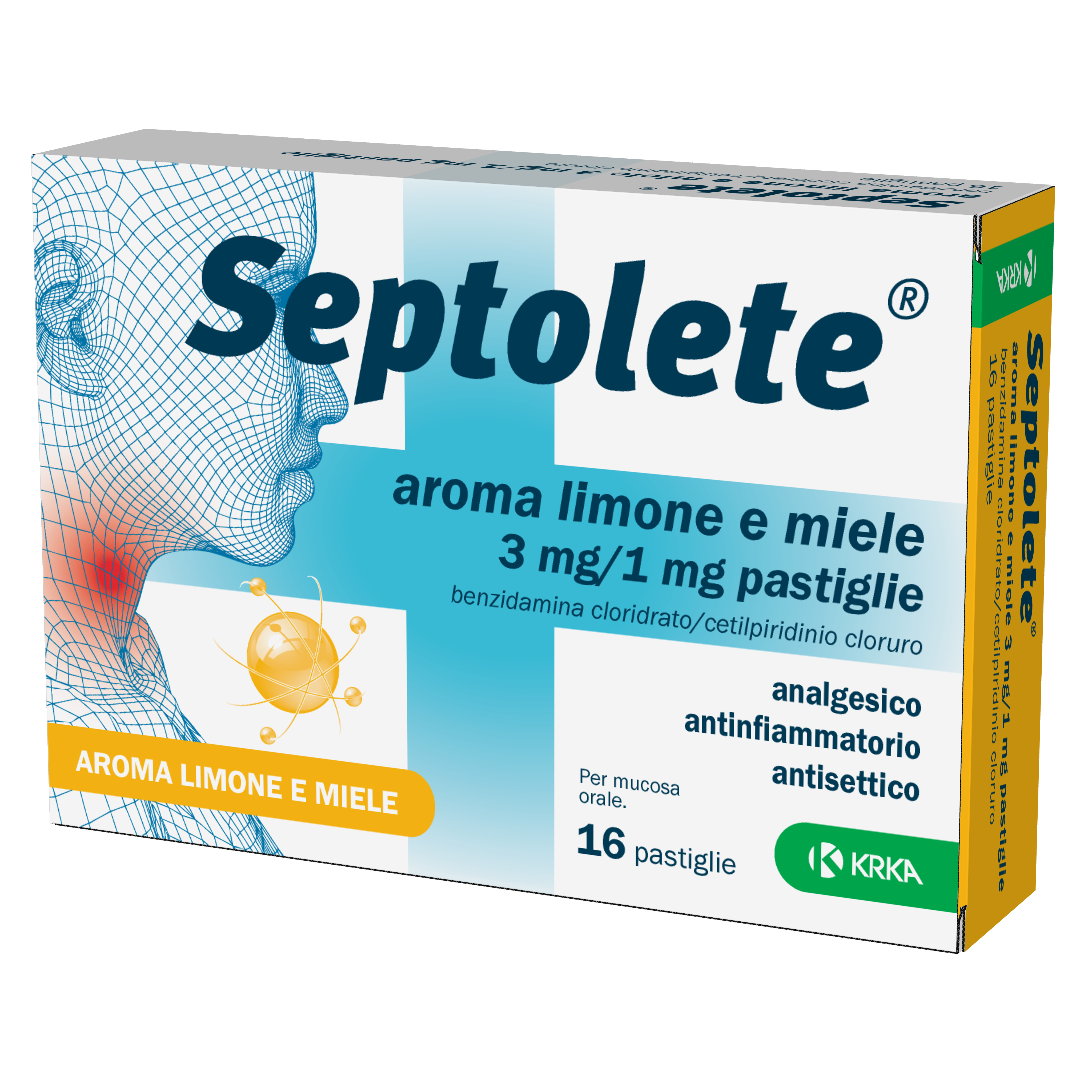 SEPTOLETE*16PAST 3+1MG LIM MIE - Farmacia Murachelli Di Putelli dr. Giovanni