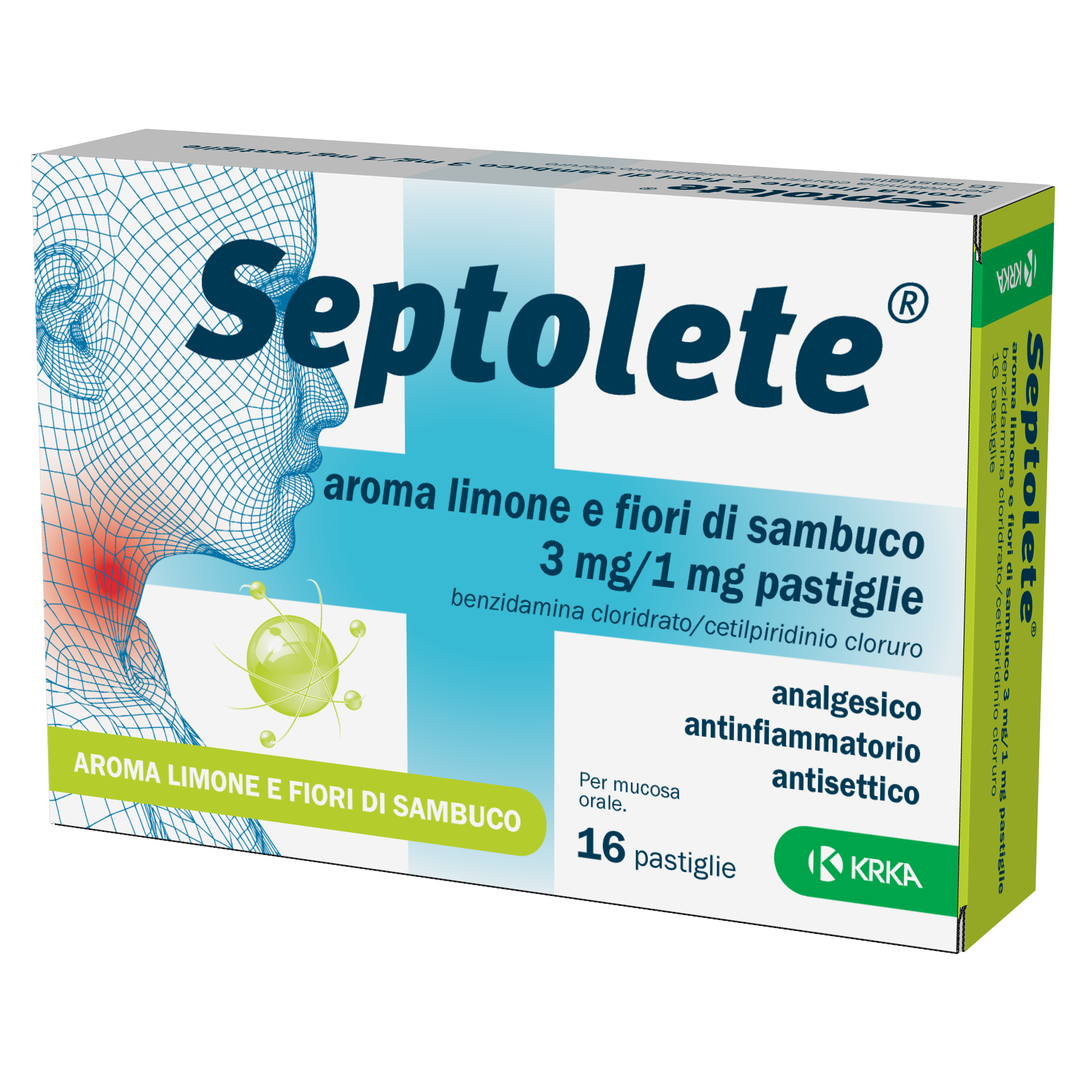 SEPTOLETE*16PAST3+1MG LIM FIOR - Farmacia Murachelli Di Putelli dr. Giovanni