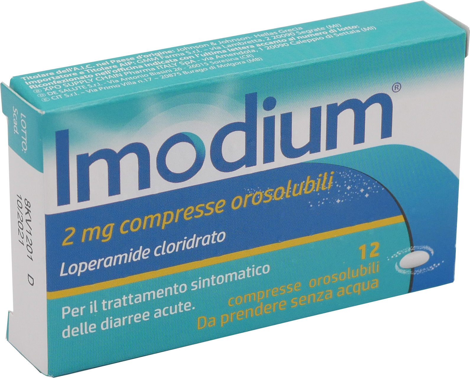 IMODIUM*12CPR OROSOL 2MG - Farmacia Murachelli Di Putelli dr. Giovanni