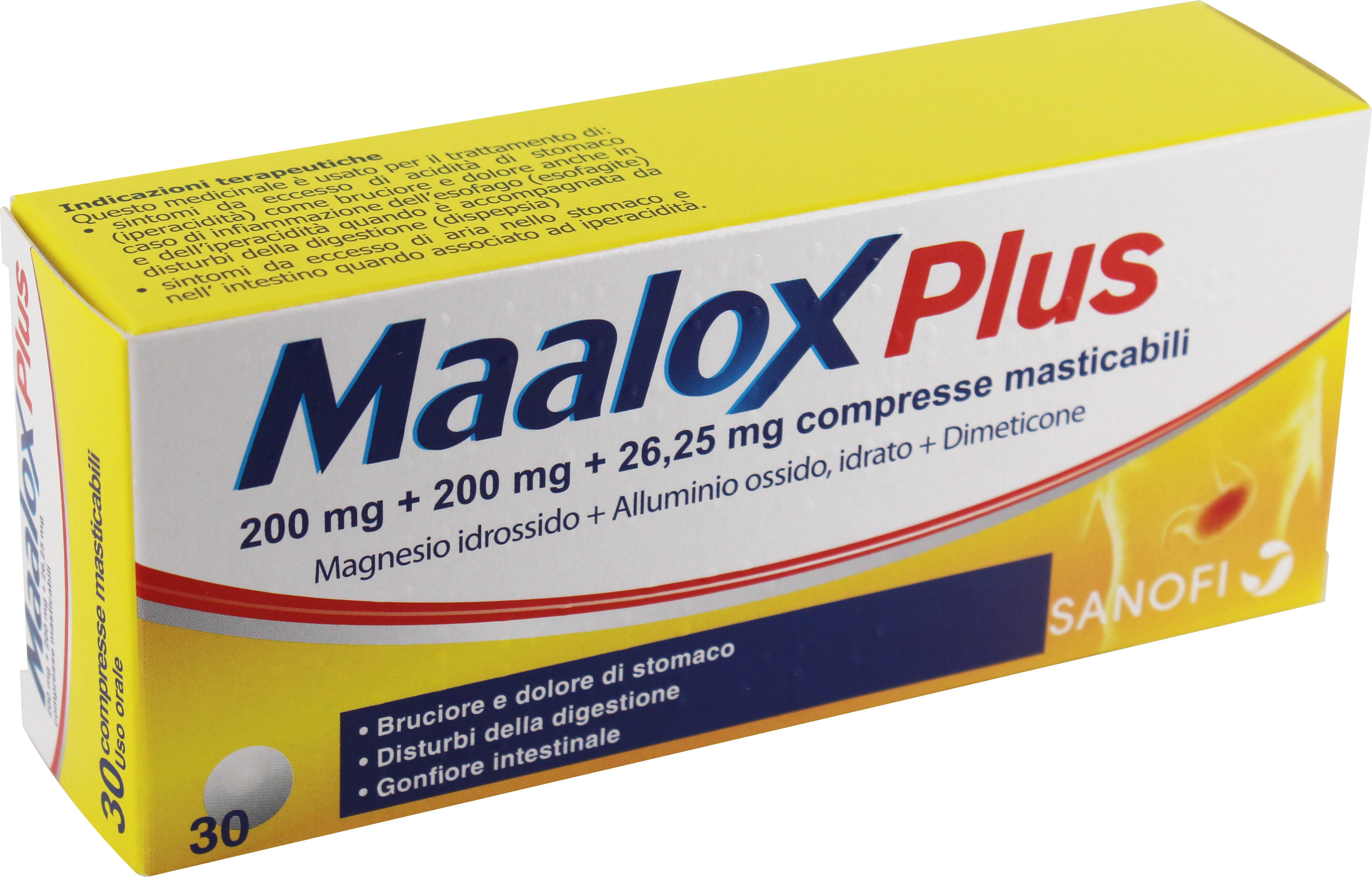 MAALOX PLUS*30CPR MAST - Farmacia Murachelli Di Putelli dr. Giovanni