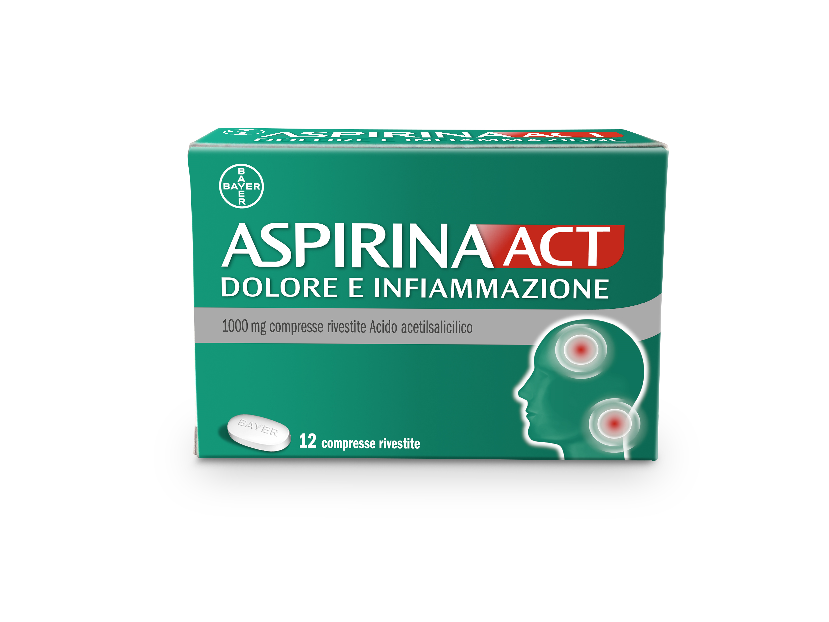 ASPIRINAACT DOL INF*12CPR 1G - Farmacia Murachelli Di Putelli dr. Giovanni