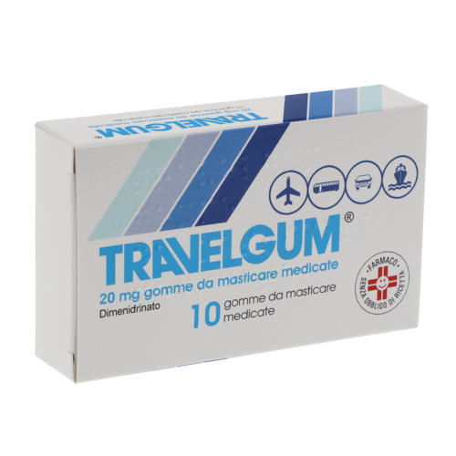 TRAVELGUM*10GOMME MAST 20MG - Farmacia Murachelli Di Putelli dr. Giovanni