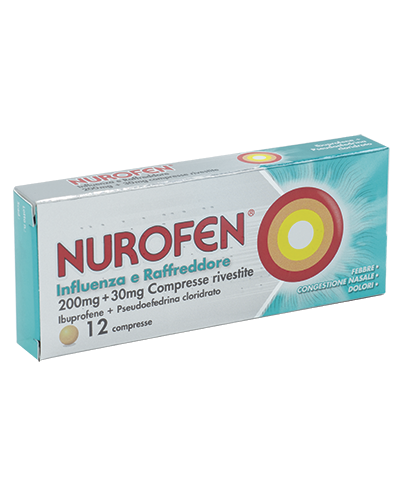 NUROFEN INFLUENZA RAFFR*12CPR - Farmacia Murachelli Di Putelli dr. Giovanni