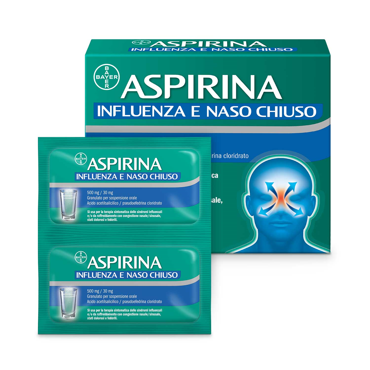 ASPIRINA INFLUENZA E NASO C*10 - Farmacia Murachelli Di Putelli dr. Giovanni