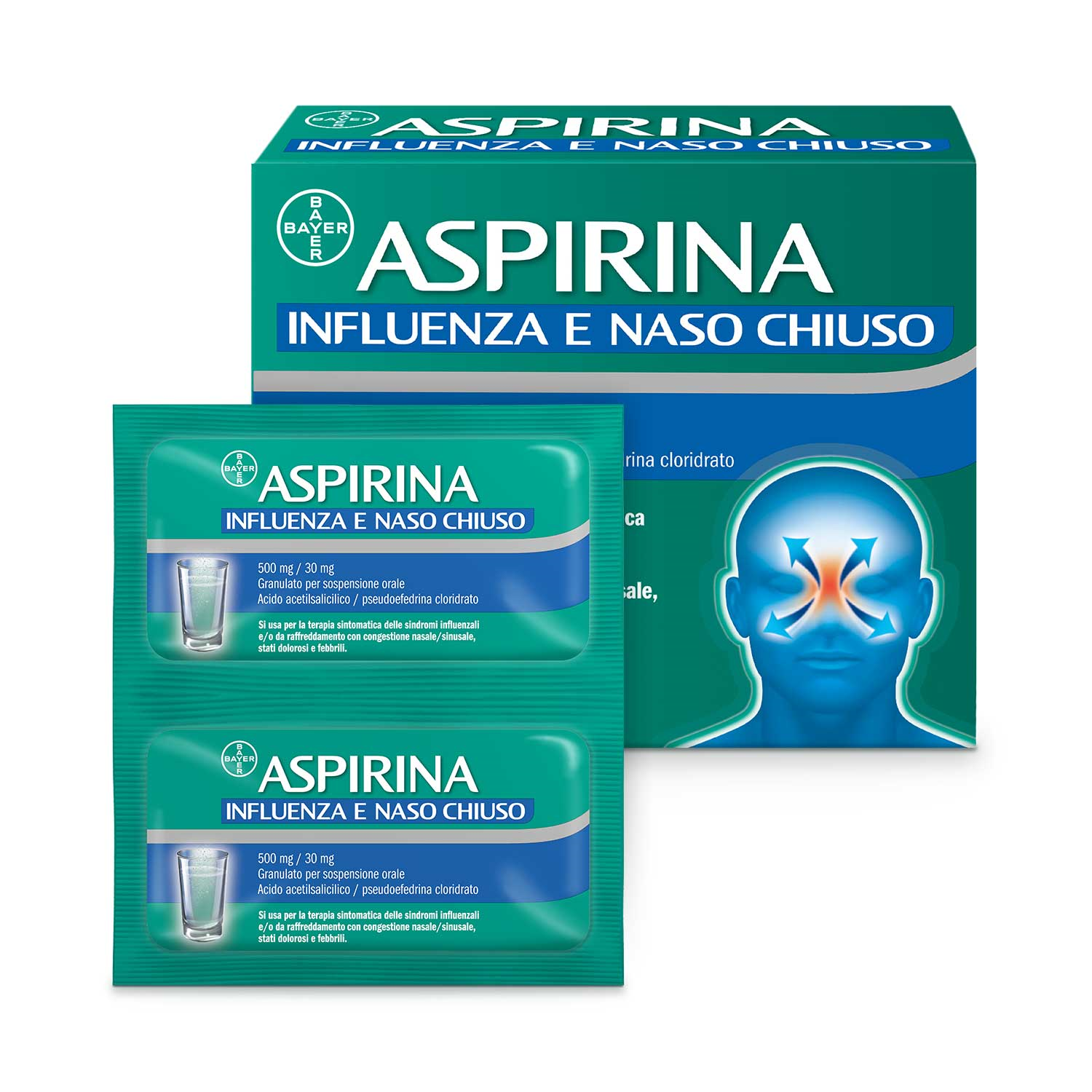 ASPIRINA INFLUENZA E NASO C*20 - Farmacia Murachelli Di Putelli dr. Giovanni