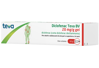 DICLOFENAC TEVA*GEL 60G 20MG/G - Farmacia Murachelli Di Putelli dr. Giovanni