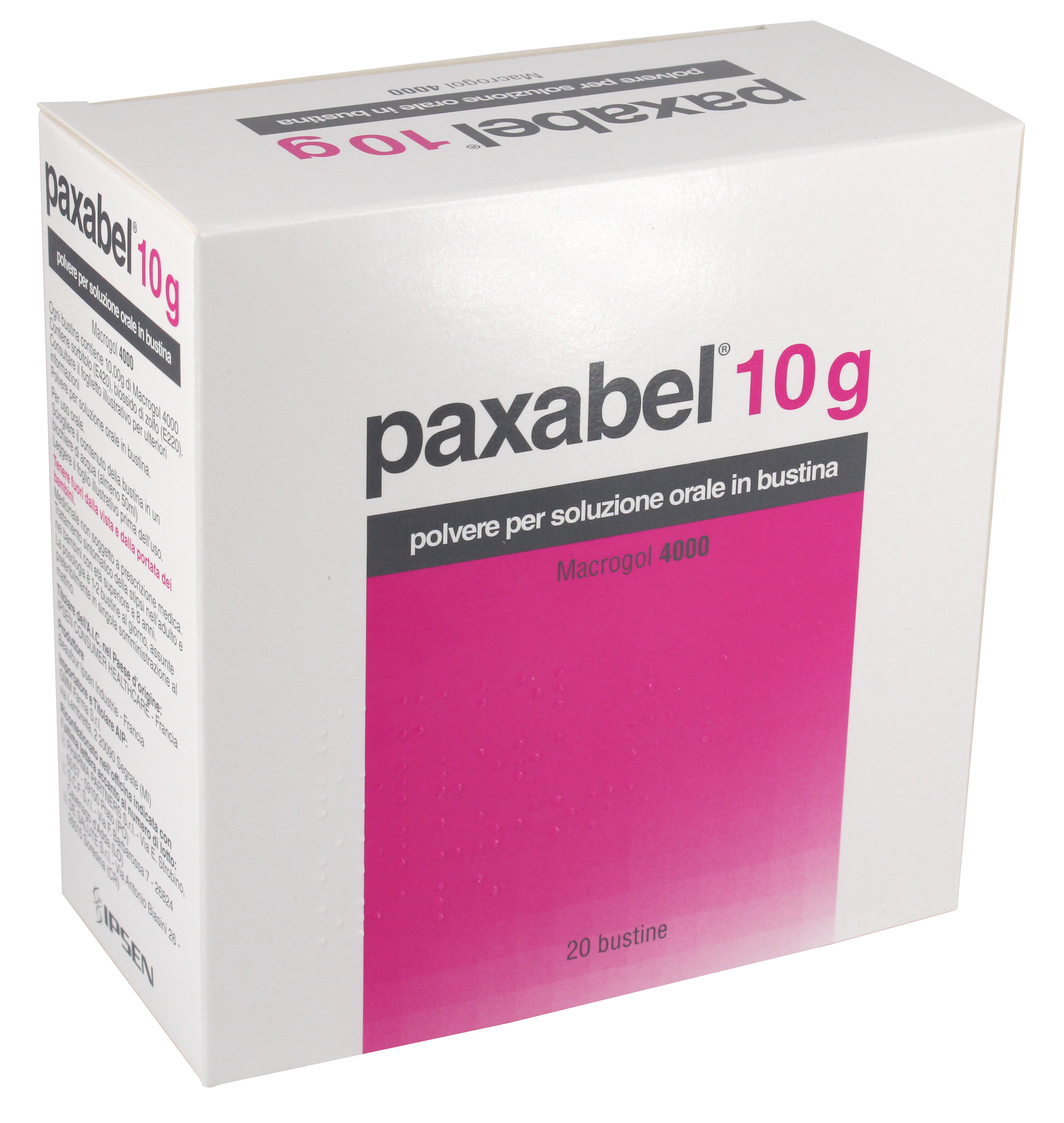 PAXABEL*OS POLV 20BUST 10G - Farmacia Murachelli Di Putelli dr. Giovanni