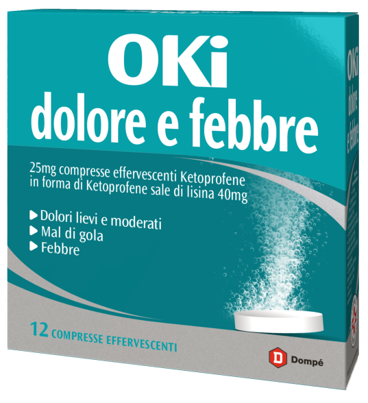 OKI DOLORE E FEBBRE*12CPR EFF - Farmacia Murachelli Di Putelli dr. Giovanni